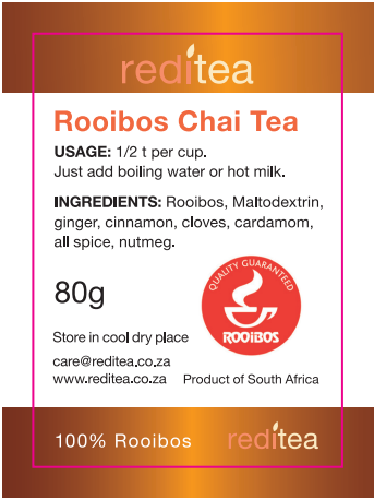reditea Instant Rooibos Chai Tea