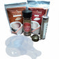 reditea Latte Bundle includes 2 x reditea Instant Rooibos Chai Latte (120g each), 2 x reditea Instant Rooibos Latte (200g each), 1 x reditea Sprinkles (80g), 1 x Zen Mini teapot incense burner with 2 x full tubes of incense coils and 1 x full set of Latte stencils (10 stencils)